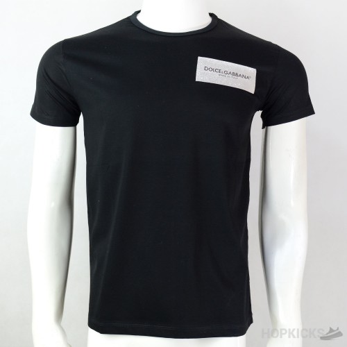 D&G Silver Logo Tee